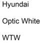 Preview: Hyundai, Optic White, WTW.